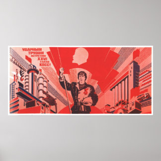 USSR CCCP Cold War Soviet Union Propaganda Posters