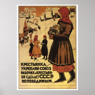 USSR CCCP Cold War Soviet Union Propaganda Posters