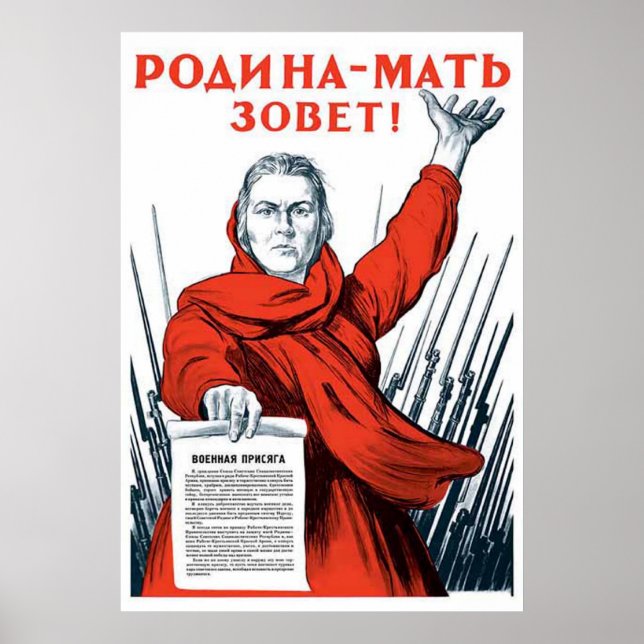 USSR CCCP Cold War Soviet Union Propaganda Posters (Front)