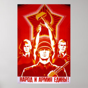 USSR CCCP Cold War Soviet Union Propaganda Posters