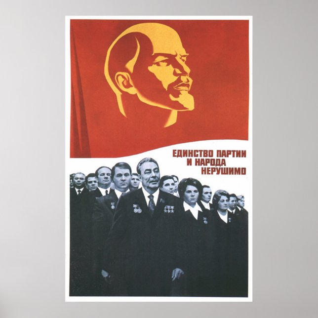 USSR CCCP Cold War Soviet Union Propaganda Posters (Front)
