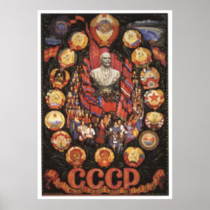 USSR CCCP Cold War Soviet Union Propaganda Posters
