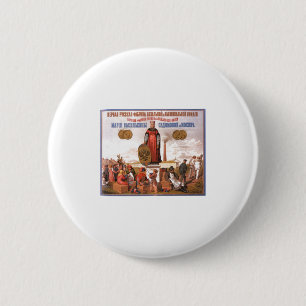USSR CCCP Cold War Soviet Union Propaganda Posters 2 Inch Round Button
