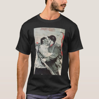 USSR CCCP Cold War Soviet Union Propaganda Posters T-Shirt