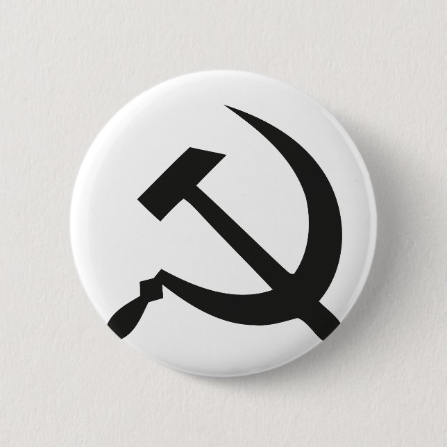 USSR  / CCCP / URSS 2 INCH ROUND BUTTON (Front)
