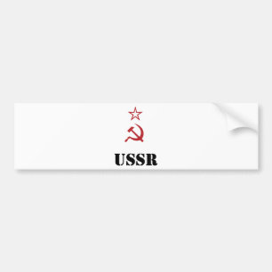 USSR / CCCP / URSS BUMPER STICKER