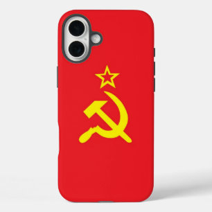USSR flag iPhone 16 Plus Case