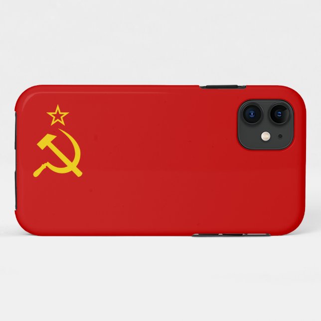 USSR flag Case-Mate iPhone Case (Back (Horizontal))