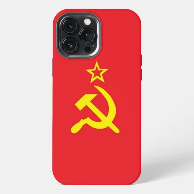 USSR flag iPhone Case (Back)