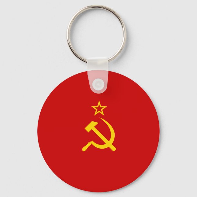 USSR flag Keychain (Front)