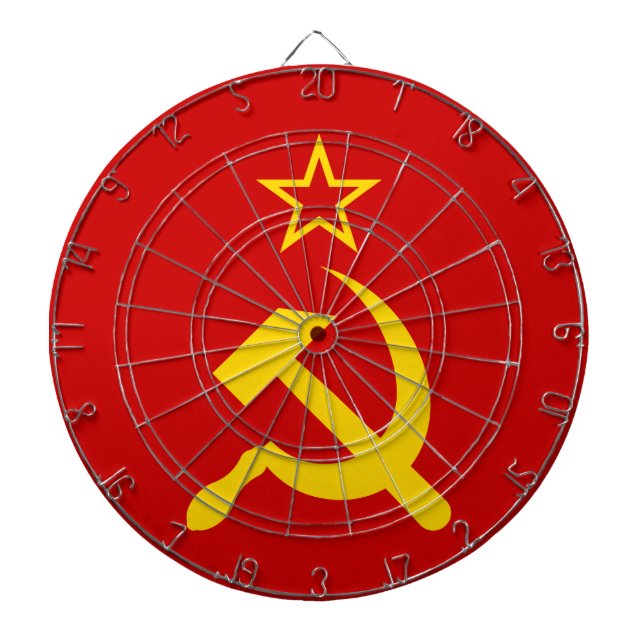USSR Flag - Soviet Union Flag Dartboard (Front)