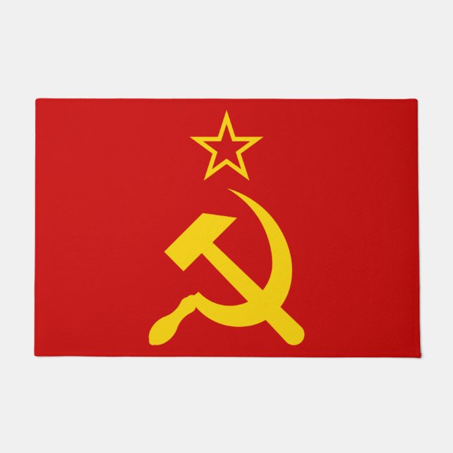 USSR Flag - Soviet Union Flag Doormat (Front)
