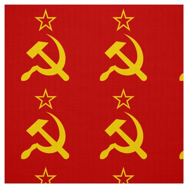 USSR Flag - Soviet Union Flag Fabric (Swatch)