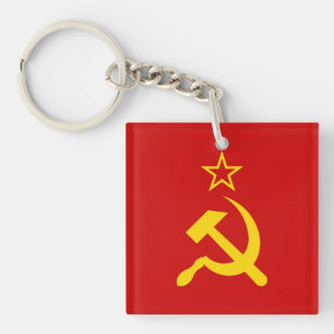 USSR Flag - Soviet Union Flag Keychain