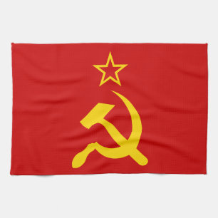 USSR Flag - Soviet Union Flag Kitchen Towel