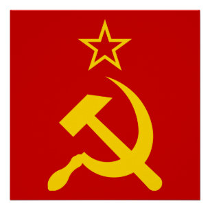 USSR Flag - Soviet Union Flag Poster