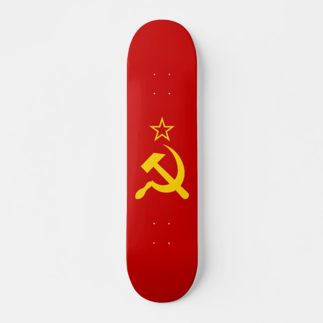 USSR Flag - Soviet Union Flag Skateboard (Front)