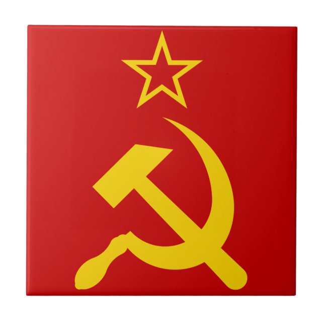 USSR Flag - Soviet Union Flag Tile (Front)