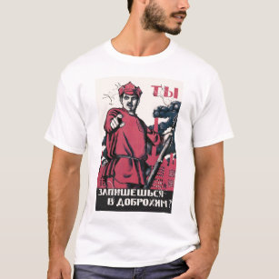 USSR,  russian, soviet, propaganda, War, World War T-Shirt