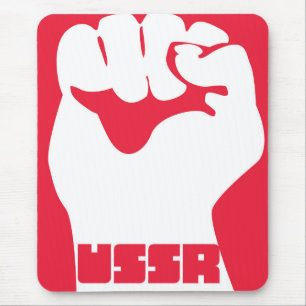 USSR Soviet Fist poster Mouse Pad
