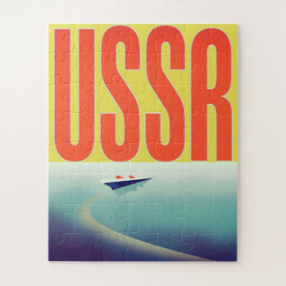 USSR Soviet Travel poster Jigsaw Puzzle