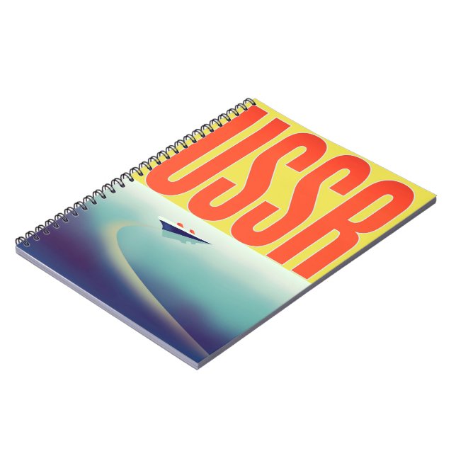 USSR Soviet Travel poster Notebook (Left Side)
