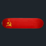 USSR Soviet Union Flag Communist Sickle and Hammer Skateboard<br><div class="desc">USSR Patriotic Soviet Union Communist Flag Sickle and Hammer with a red star.</div>