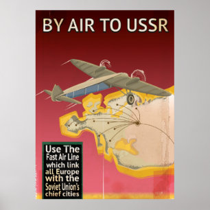 USSR Soviet Vintage Travel Poster