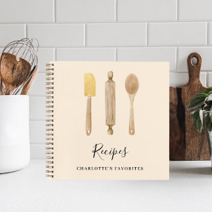 ustensiles de cuisine en bois recette beige livre