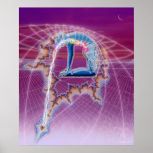 Ustrasana Visualization Poster