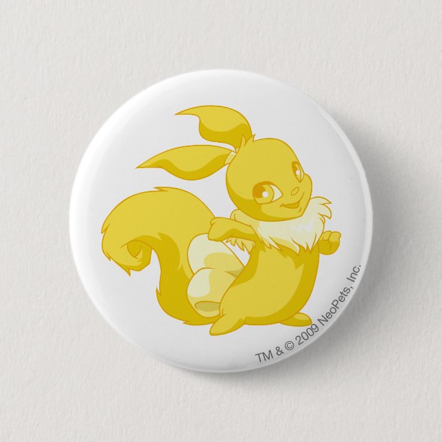 Usul Gold 2 Inch Round Button (Front)