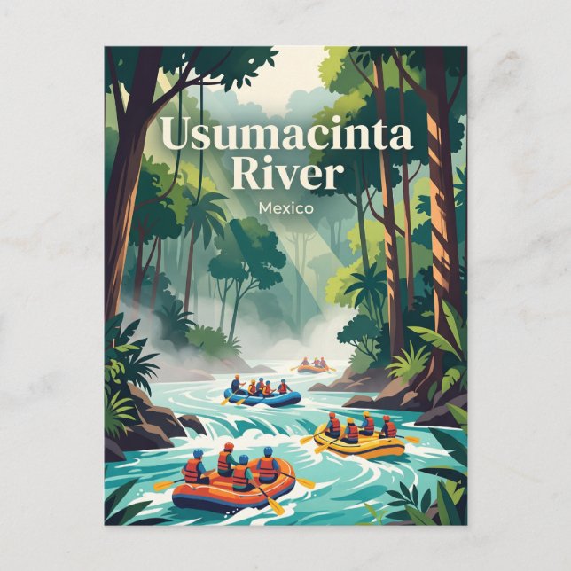 Usumacinta River, Mexico Postcard (Front)