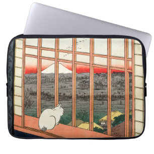 Utagawa Hiroshige - Asakusa Rice fields Laptop Sleeve