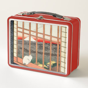 Utagawa Hiroshige - Asakusa Rice fields Metal Lunch Box