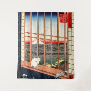 Utagawa Hiroshige - Asakusa Rice fields Tapestry