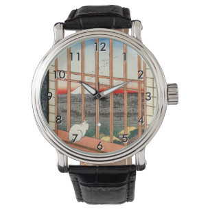 Utagawa Hiroshige - Asakusa Rice fields Watch