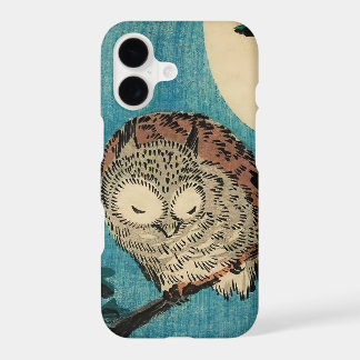 Utagawa Hiroshige - Horned Owl on Maple Branch