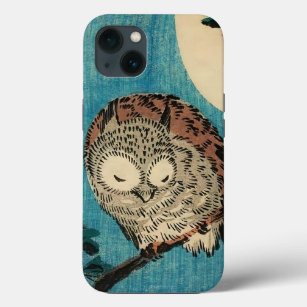 Utagawa Hiroshige - Horned Owl on Maple Branch iPhone 13 Case