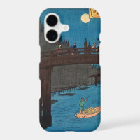 Utagawa Hiroshige - Kyoto Bridge by Moonlight