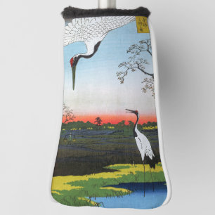 Utagawa Hiroshige - Minowa, Kanasugi, Mikawashima Golf Head Cover