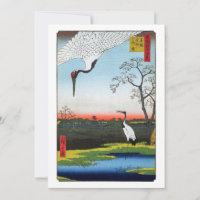 Utagawa Hiroshige - Minowa, Kanasugi, Mikawashima