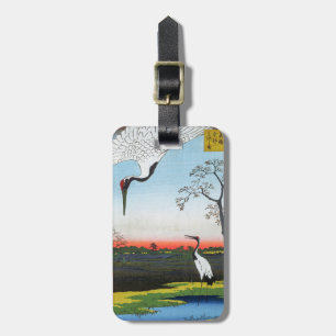 Utagawa Hiroshige - Minowa, Kanasugi, Mikawashima Luggage Tag