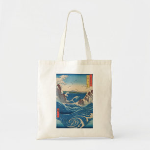 Utagawa Hiroshige - Naruto Whirlpool, Awa Province Tote Bag