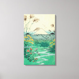 Utagawa Hiroshige - Otsuki Plain in Kai Province Canvas Print