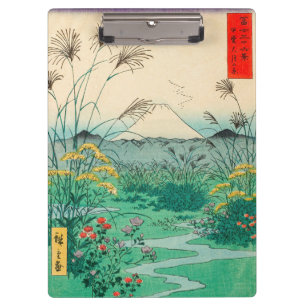 Utagawa Hiroshige - Otsuki Plain in Kai Province Clipboard
