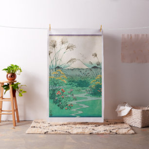 Utagawa Hiroshige - Otsuki Plain in Kai Province Fabric
