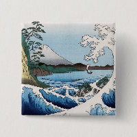 Utagawa Hiroshige - Sea off Satta, Suruga Province