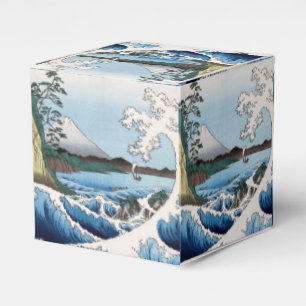 Utagawa Hiroshige - Sea off Satta, Suruga Province Favor Box