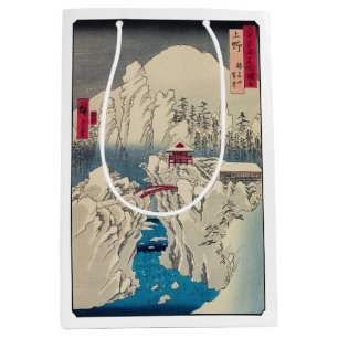 Utagawa Hiroshige - Snow on Mount Haruna Medium Gift Bag