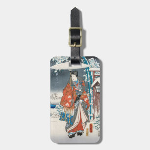 Utagawa Hiroshige - Tale of Genji, Elegant Prince Luggage Tag